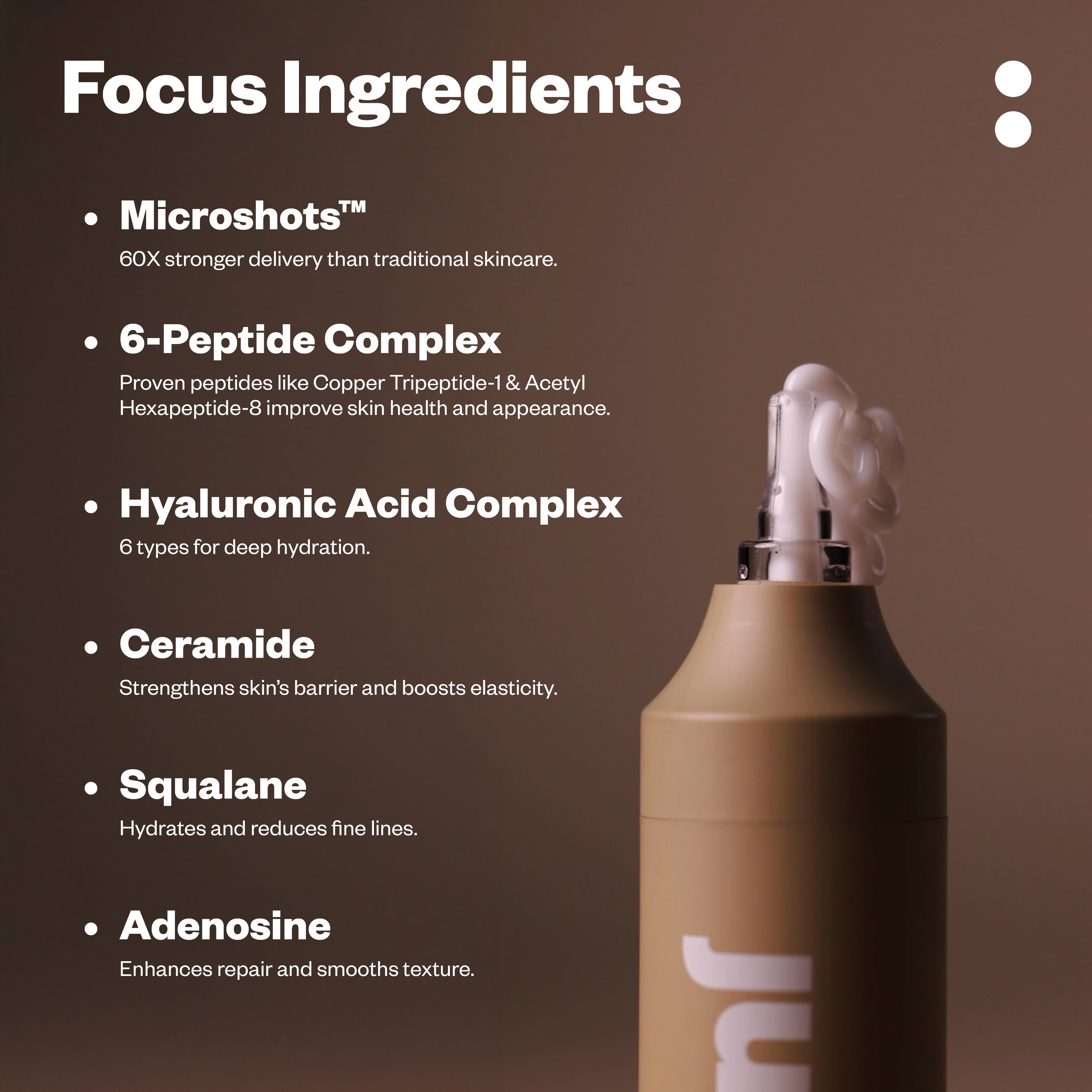 Microshots™ - Vogue Award-winning AgeDefying Peptide⁶ Cream