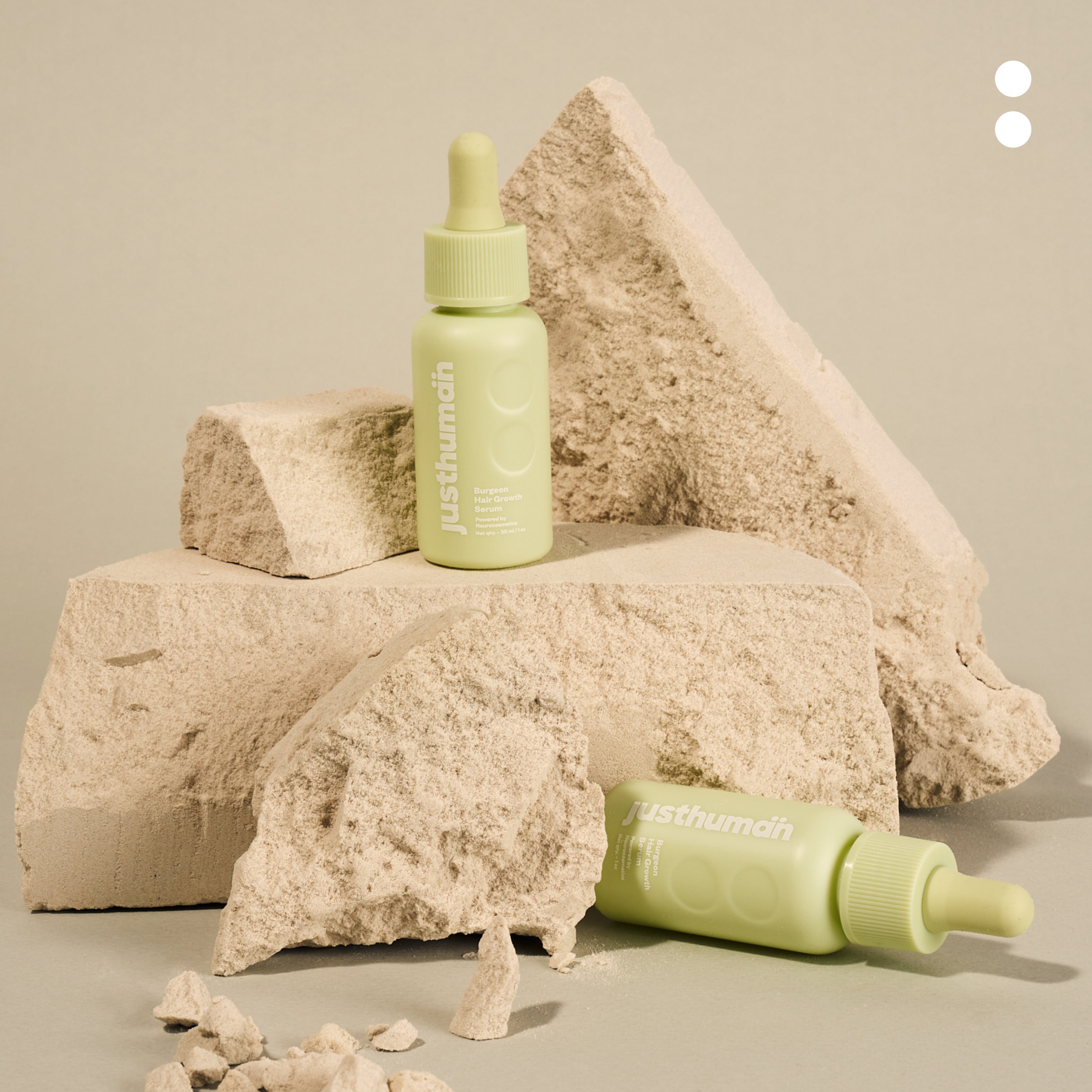 Justhuman's Burgeon Hair Growth Serum | Plant-Based Care