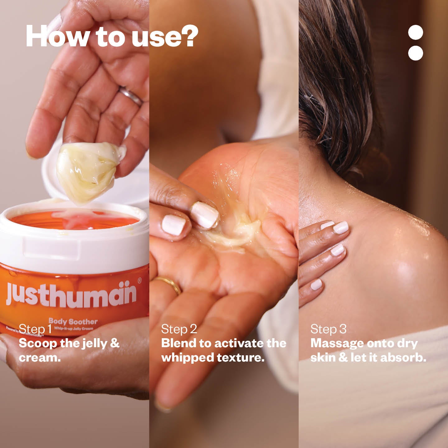 Whip It Up Jelly Cream | Deep Hydration Body Soother – Justhuman